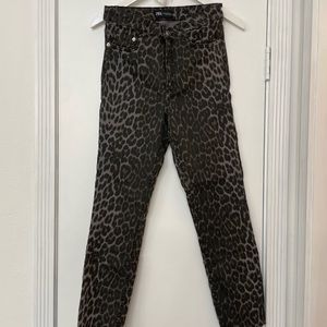 Leopard Skinny Jeans